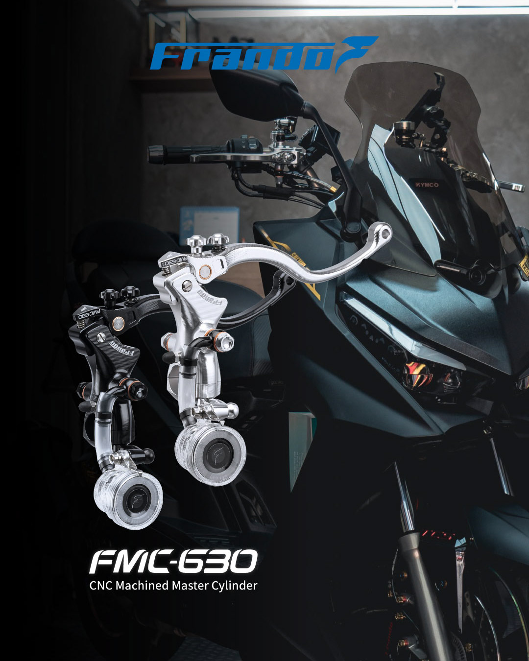 KYMCO KRV180運動休旅座駕，改裝FMC-630 CNC直推式總泵